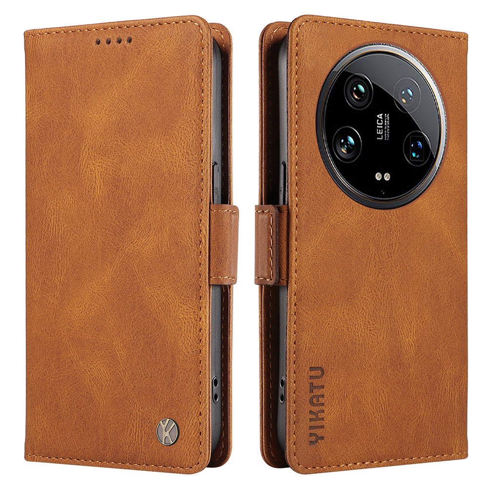 YIKATU YK-005 For Xiaomi 14 Ultra Case Wallet Leather Shockproof Phone Cover YIKATU YK-005 For Xiaomi 14 Ultra Case Wallet Leather Shockproof Phone Cover